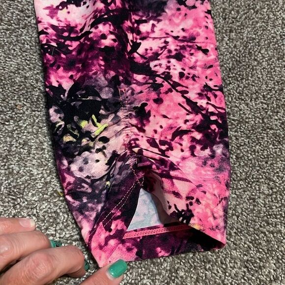 CALVIN KLEIN PERFORMANCE Quick dry Printed High-Waist 7/8 Length Leggings Size L - Picture 6 of 12